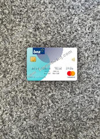 New Zealand BNZ Greymouth Bank mastercard photolook front